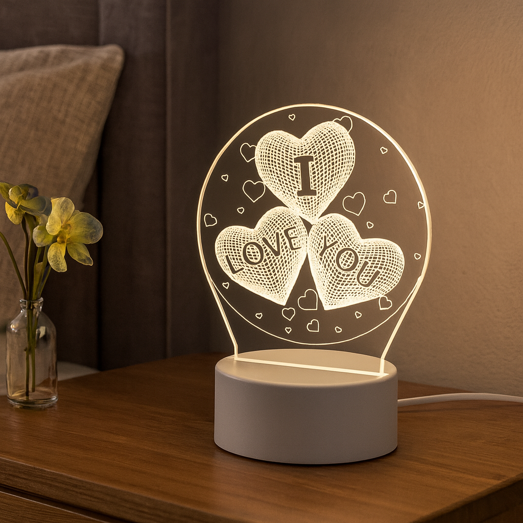 LoveGlow™ – urokliwa lampka LED, tworząca magiczny nastrój