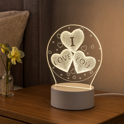 LoveGlow™ – urokliwa lampka LED, tworząca magiczny nastrój