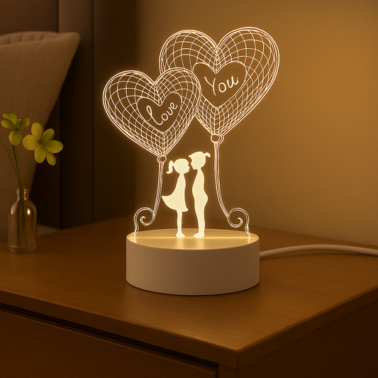 LoveGlow™ – urokliwa lampka LED, tworząca magiczny nastrój